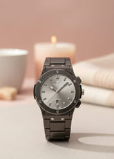 Luxury Hublot Style Men's Watch – Stainless Steel Chain | Date Working | Premium Look