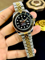 Luxury Stainless Steel Men's Wrist Watch – Black Dial Edition Product Title 2