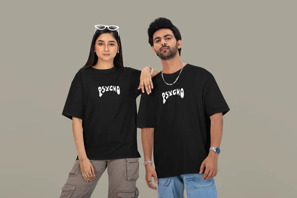 Psycho Oversized Graphic T-Shirt – Unisex Streetwear Tee