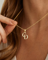 Personalized Initial Letter Necklace