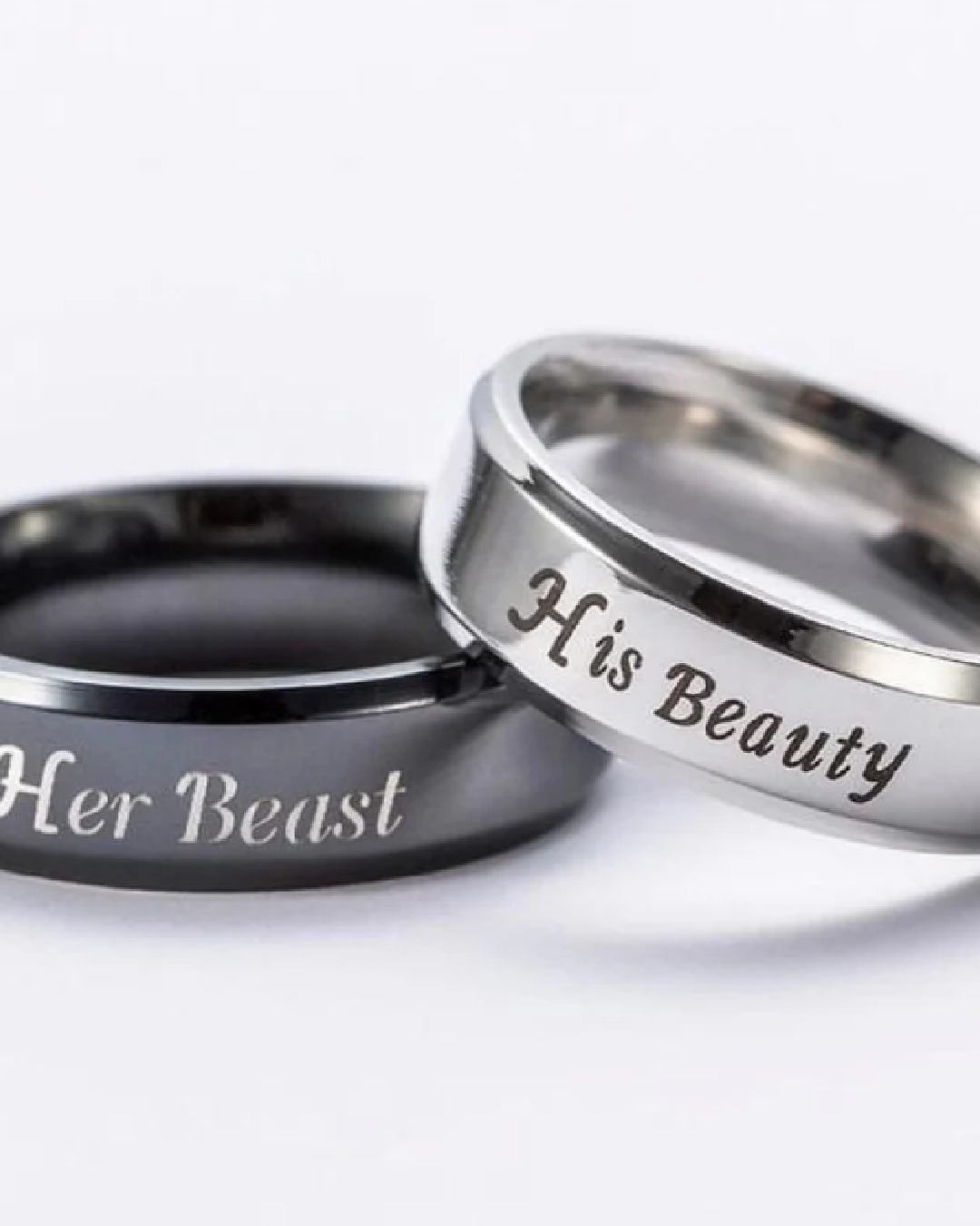 Beauty & Beast Promise Rings