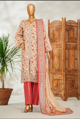 Ramzan Special Floral 3-Piece Suit