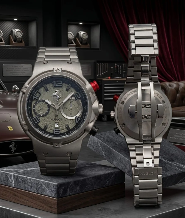 Titan Edge Chronograph Steel Watch