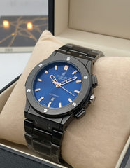 Luxury Hublot Style Men's Watch – Stainless Steel Chain | Date Working | Premium Look